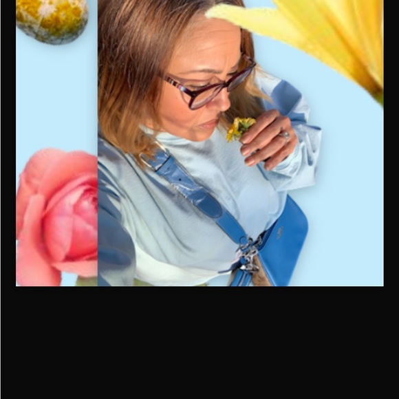 Coach blue signature Jamie crossbody - Picture 1 of 8